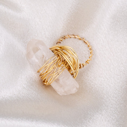 *Clear Quartz Ring