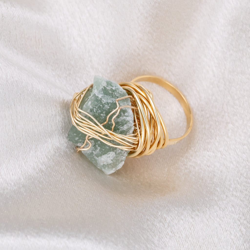 *Green Quartz Ring