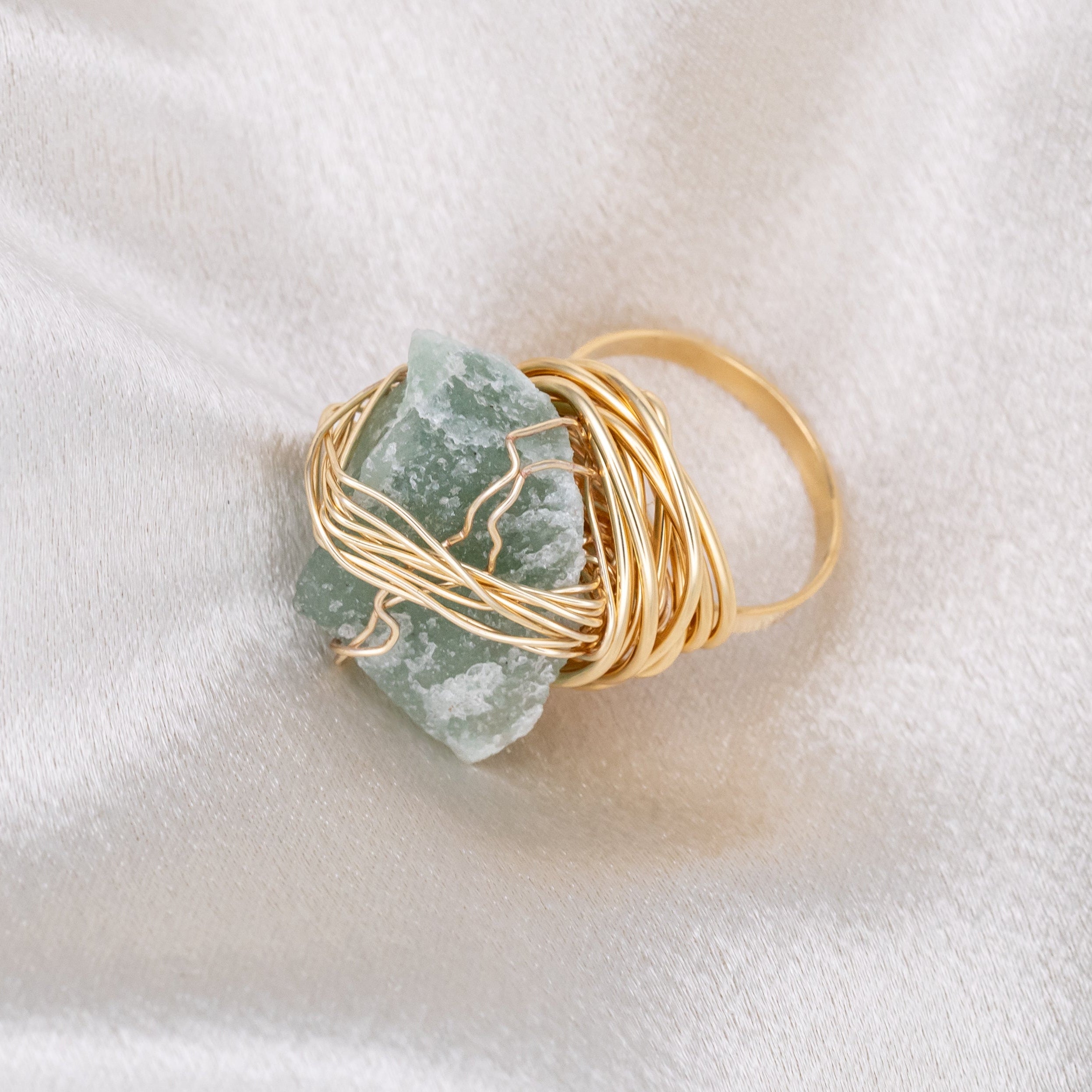 *Green Quartz Ring