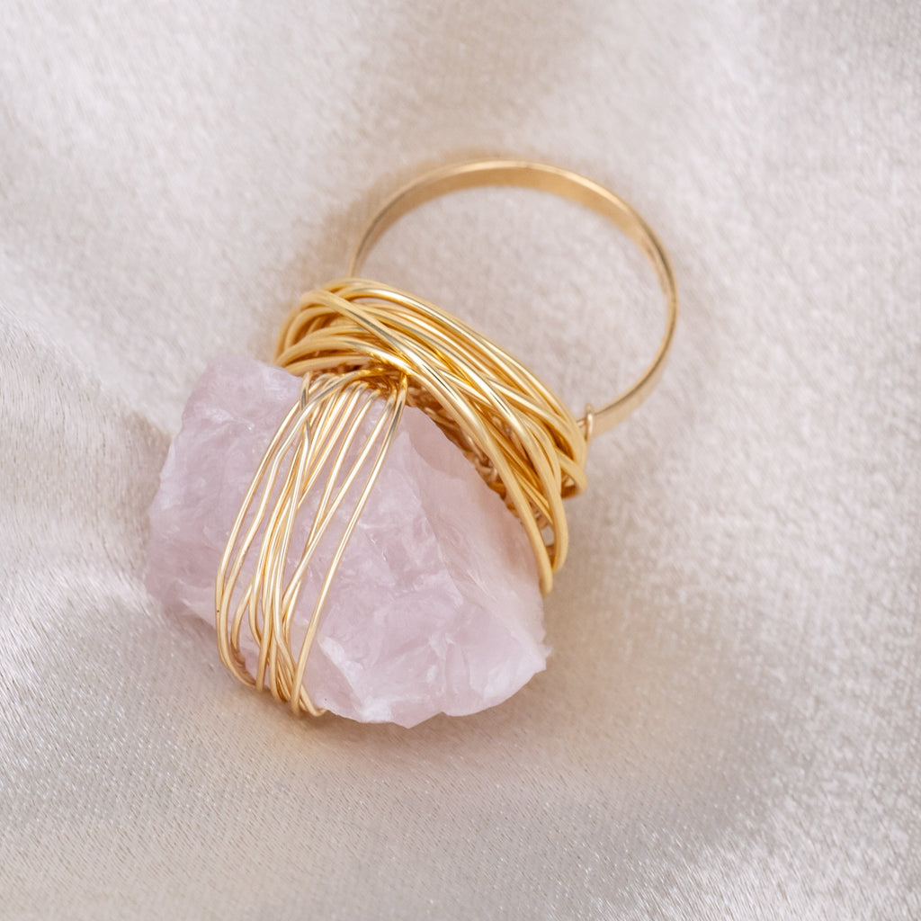 *Rose Quartz Ring