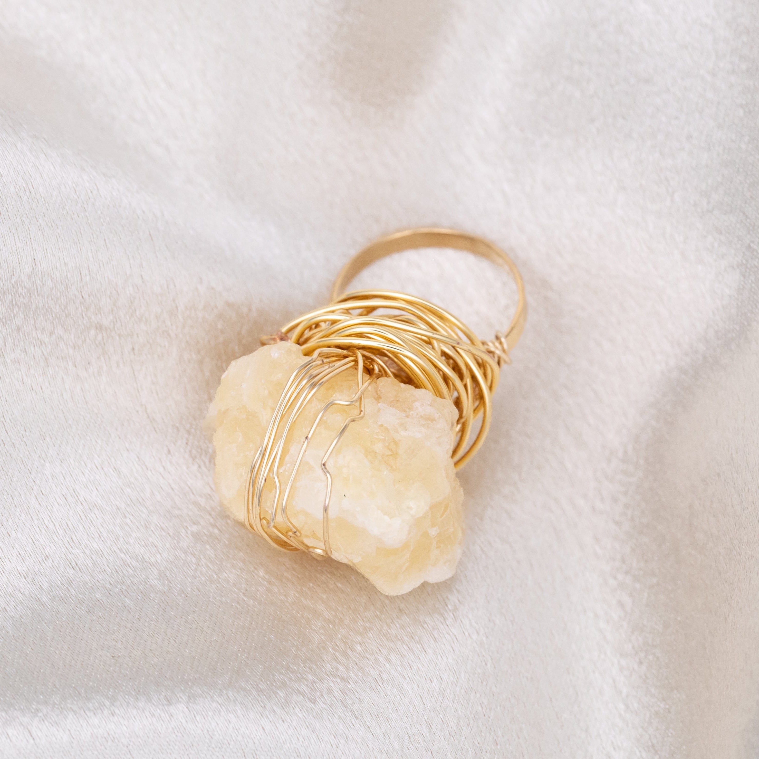 *Yellow Calcite Ring